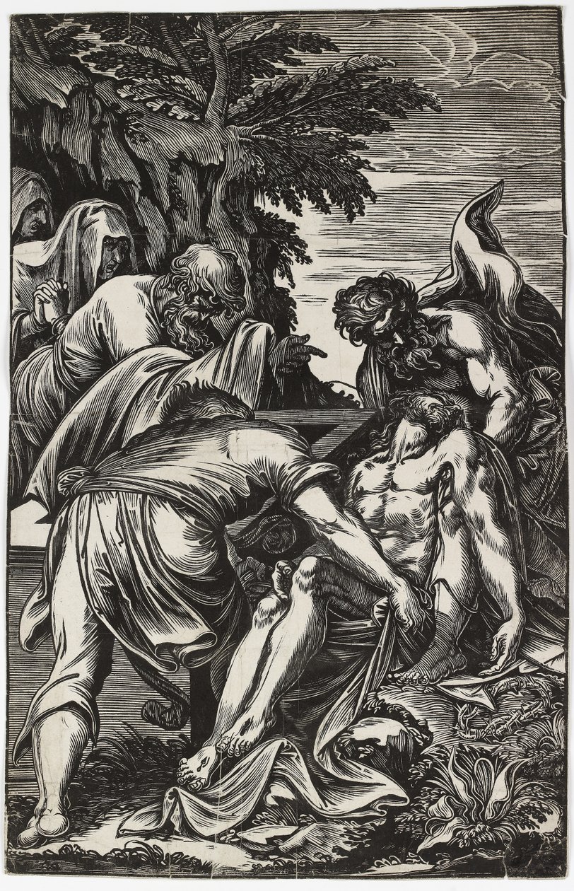 Gravleggingen, 1592-1607 av Giuseppe Scolari