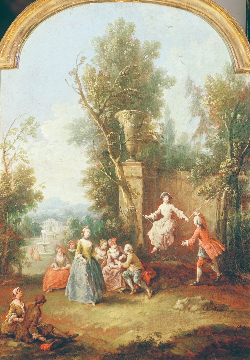 Gyngen, ca. 1765-70 av Giuseppe Zais