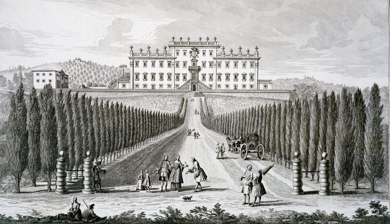 Utsikt over Villa del Castel