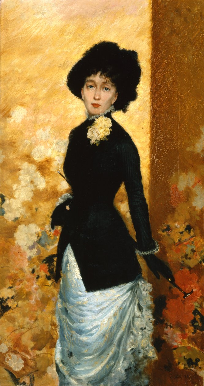 Portrett av en kvinne, 1880 av Giuseppe de Nittis