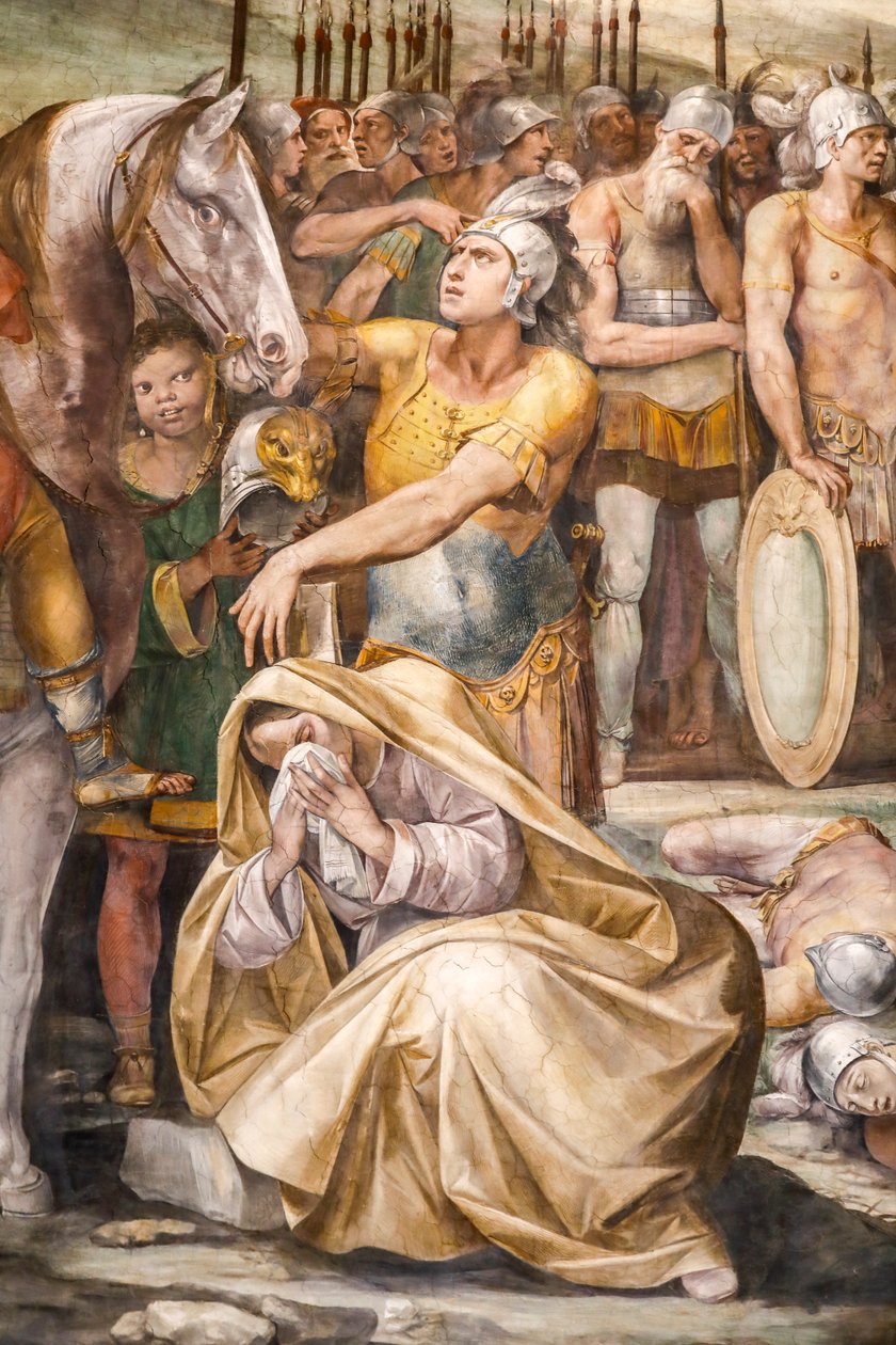 Kamp mellom Horatii og Curiatii (detalj) av Giuseppe (1568 1640) Cesari