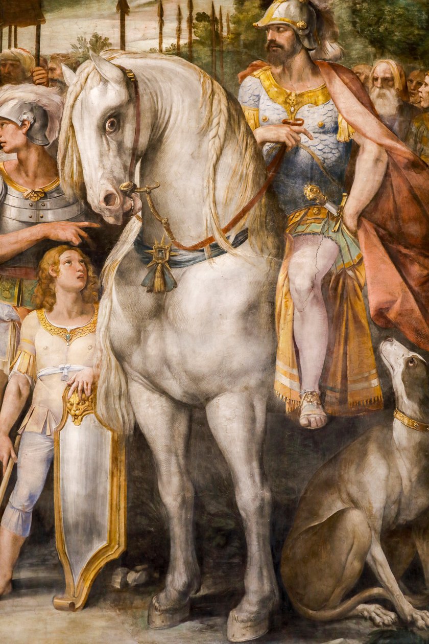 Kamp mellom Horatii og Curiatii (detalj) av Giuseppe (1568 1640) Cesari