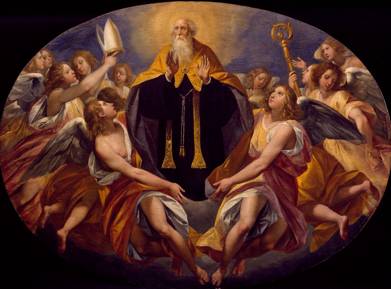 St. Benedikt i herlighet av Giuseppe Cesari (1568-1640) av Giuseppe Cesari