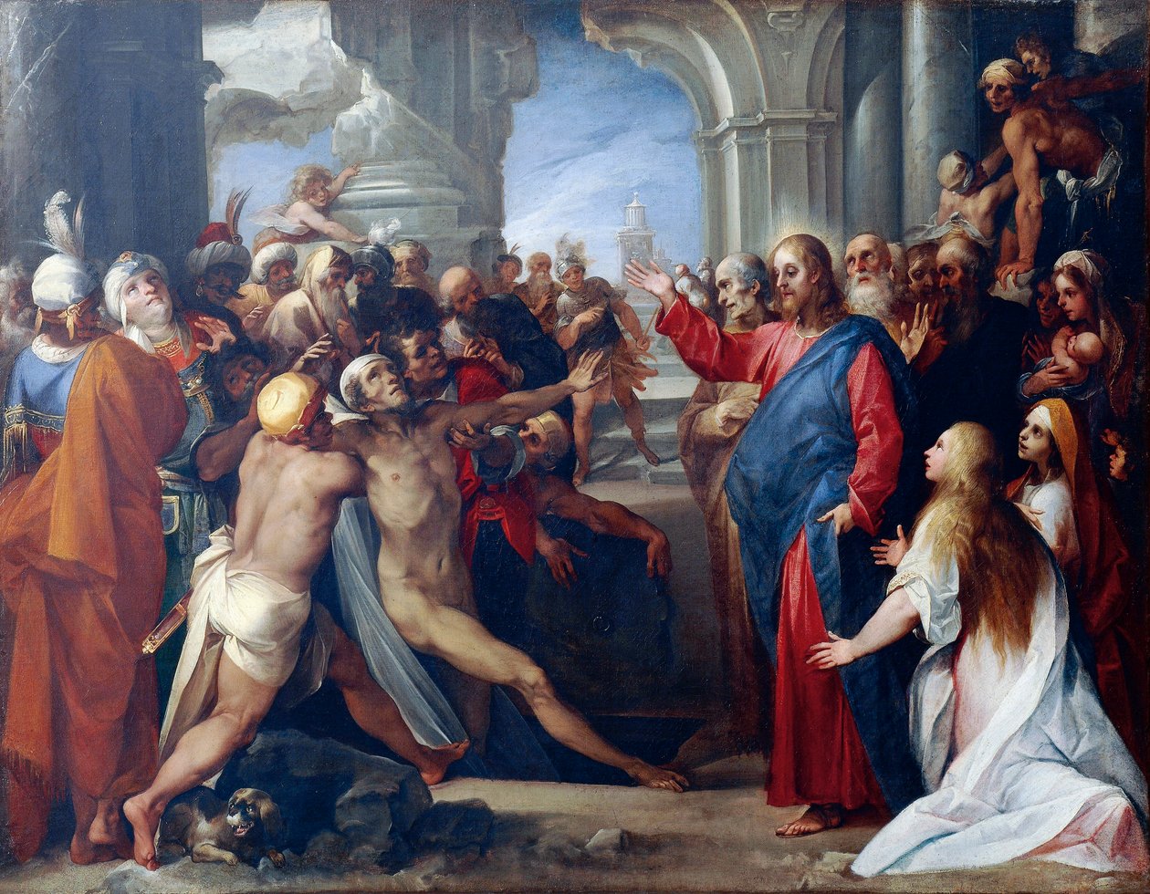 The Raising of Lazarus, av Giuseppe Cesari av Giuseppe Cesari