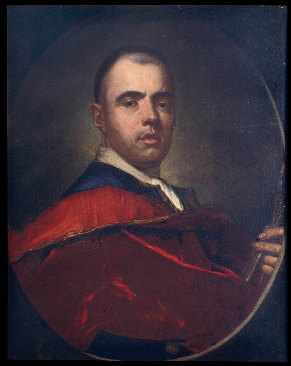 Portrett av en maler av Giuseppe  Ghislandi