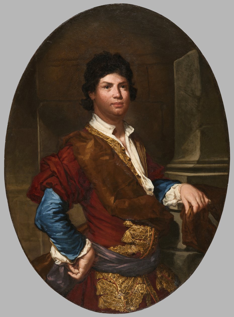 Portrett av en ung mann som en gentleman, ca. 1720-1730 av Giuseppe 1655-1743 Ghislandi