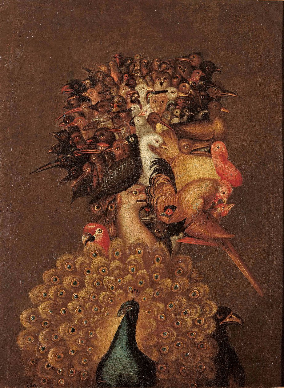 Air - Giuseppe Arcimboldo (1527-1593). Olje på lerret, ca 1566. Dimensjon : 74,4x56 cm Privat samling av Giuseppe Arcimboldo