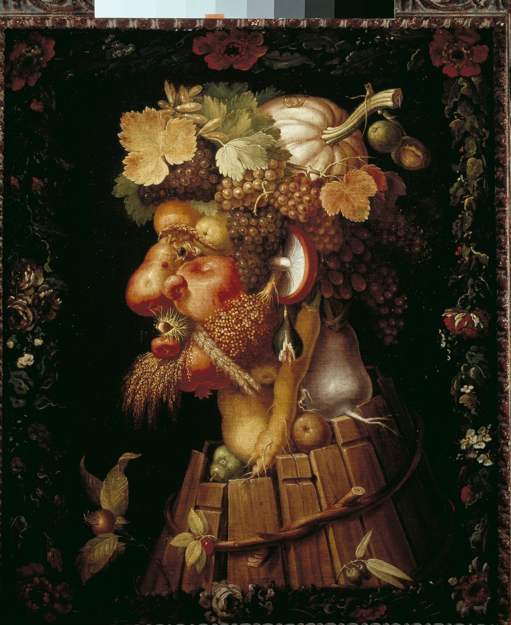 Høst. (olje på lerret av Giuseppe Arcimboldo