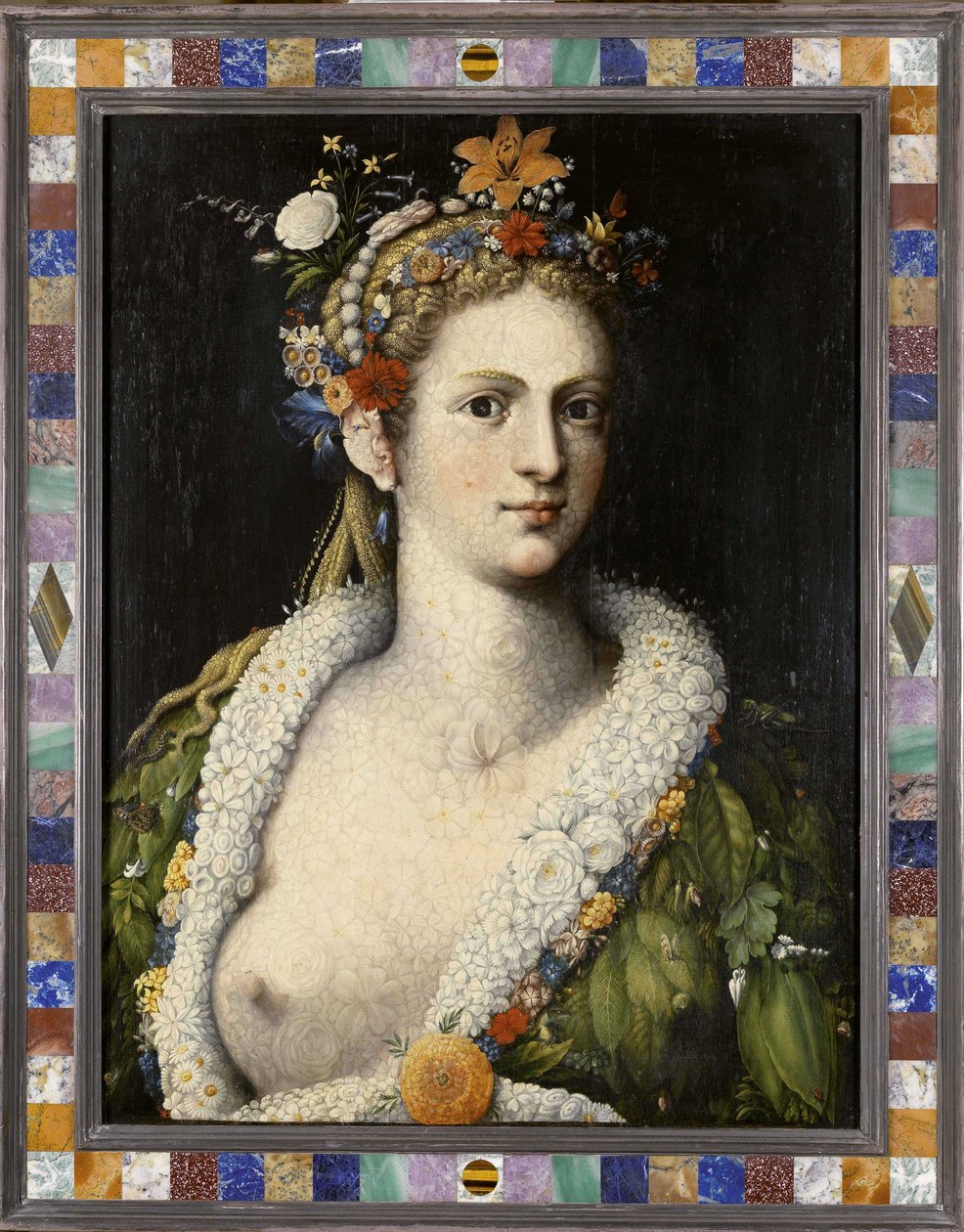 Skjøgen Flora, ca 1590 av Giuseppe Arcimboldo