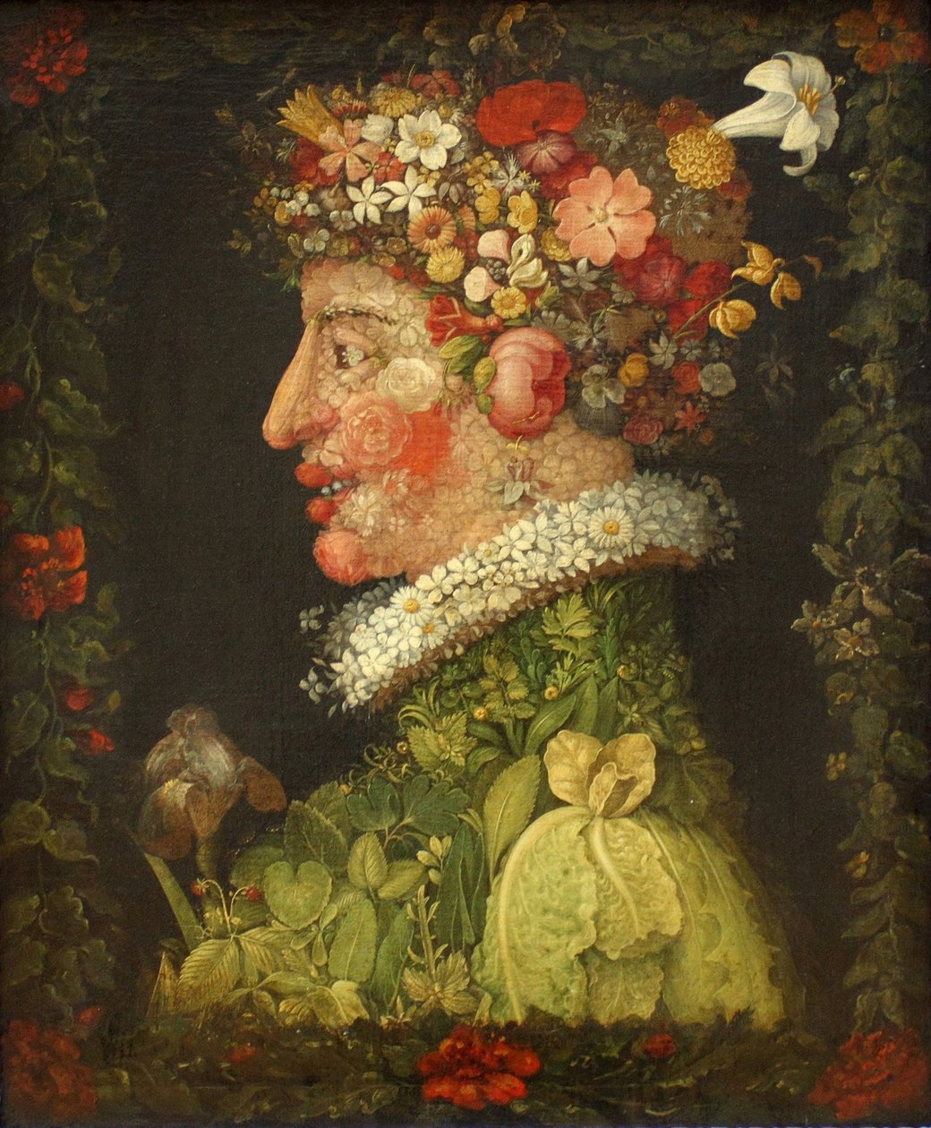 Våren, 1573 av Giuseppe Arcimboldo