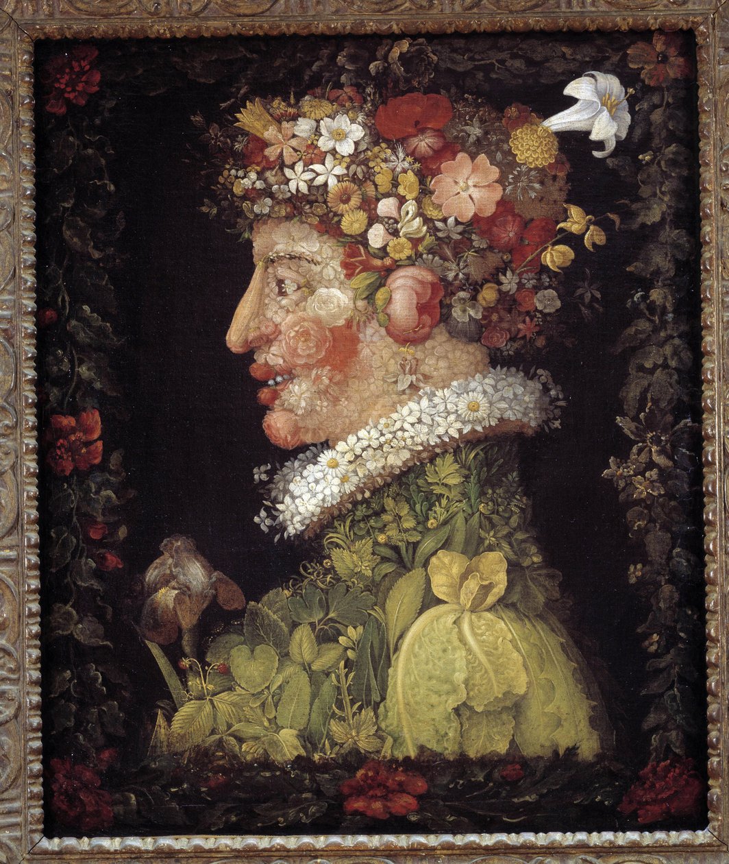 Vår. Allegori om årstidene. Maleri av Giuseppe Arcimboldo (1527-1593). Museet Louvre av Giuseppe Arcimboldo