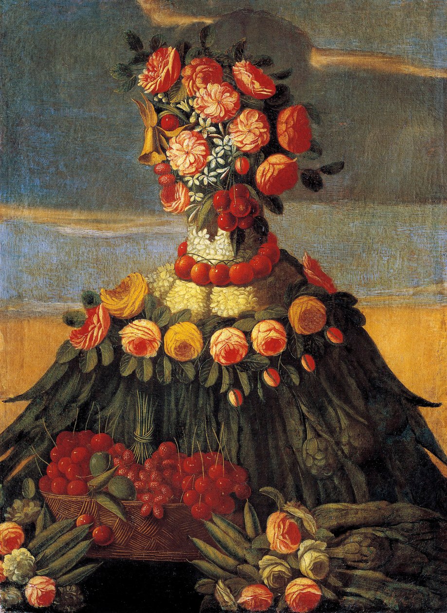 Vårmaleri av verkstedet av Giuseppe Arcimboldo (Arcimboldi av Giuseppe Arcimboldo