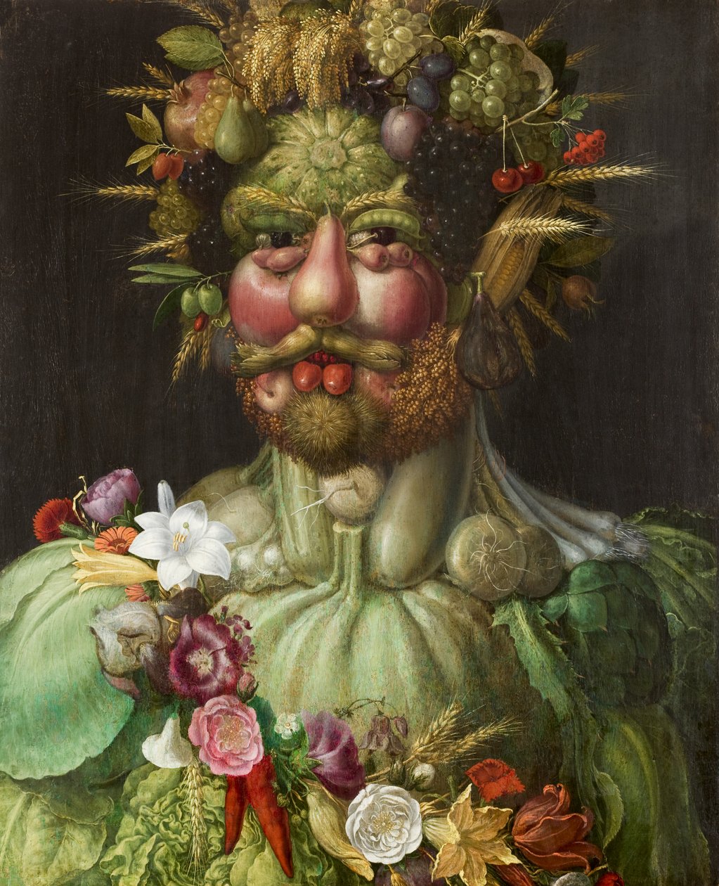 Vertumnus, portrett, allegori av Giuseppe Arcimboldo