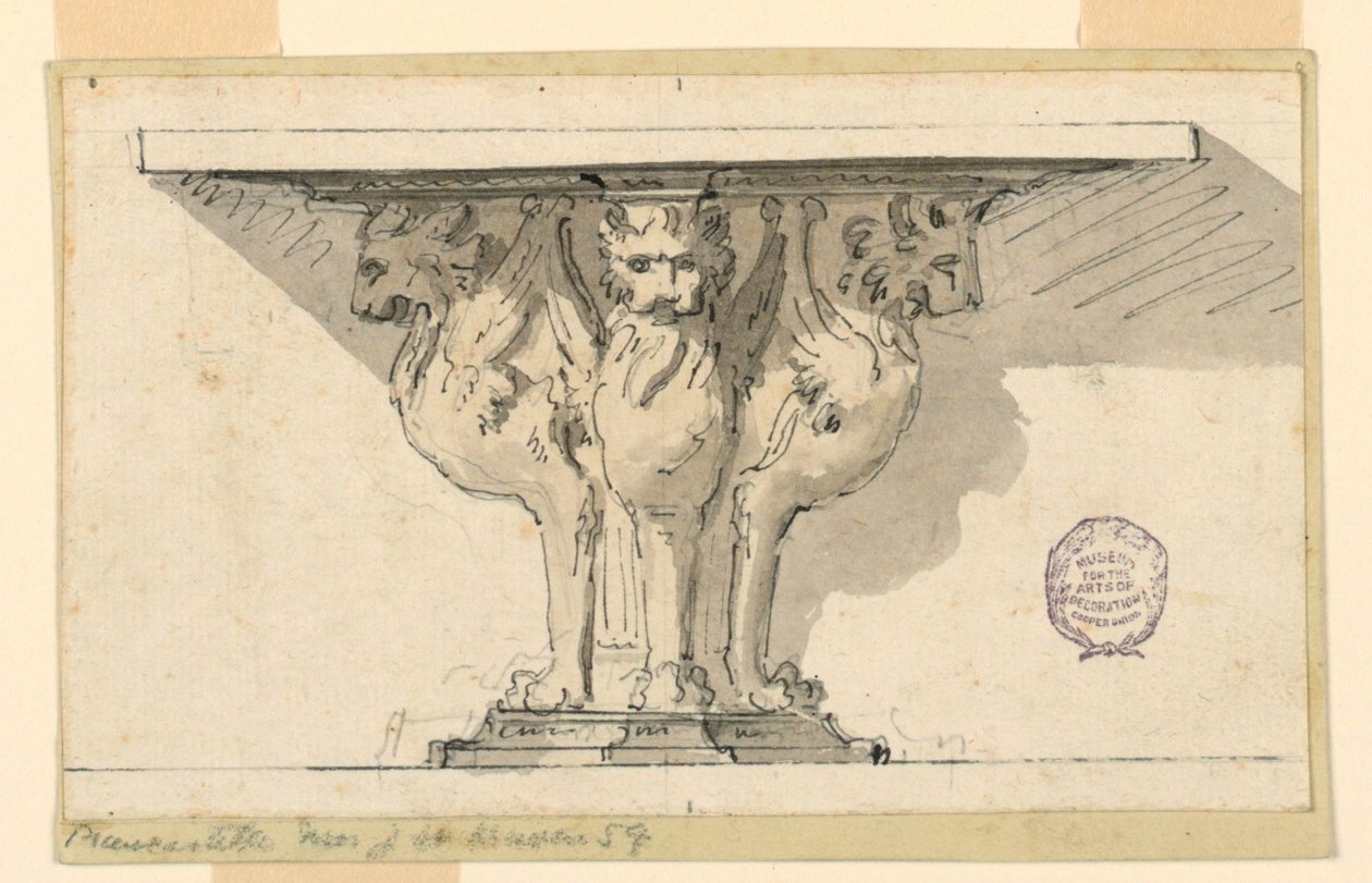 Design for et konsollbord av Giuseppe Barberi