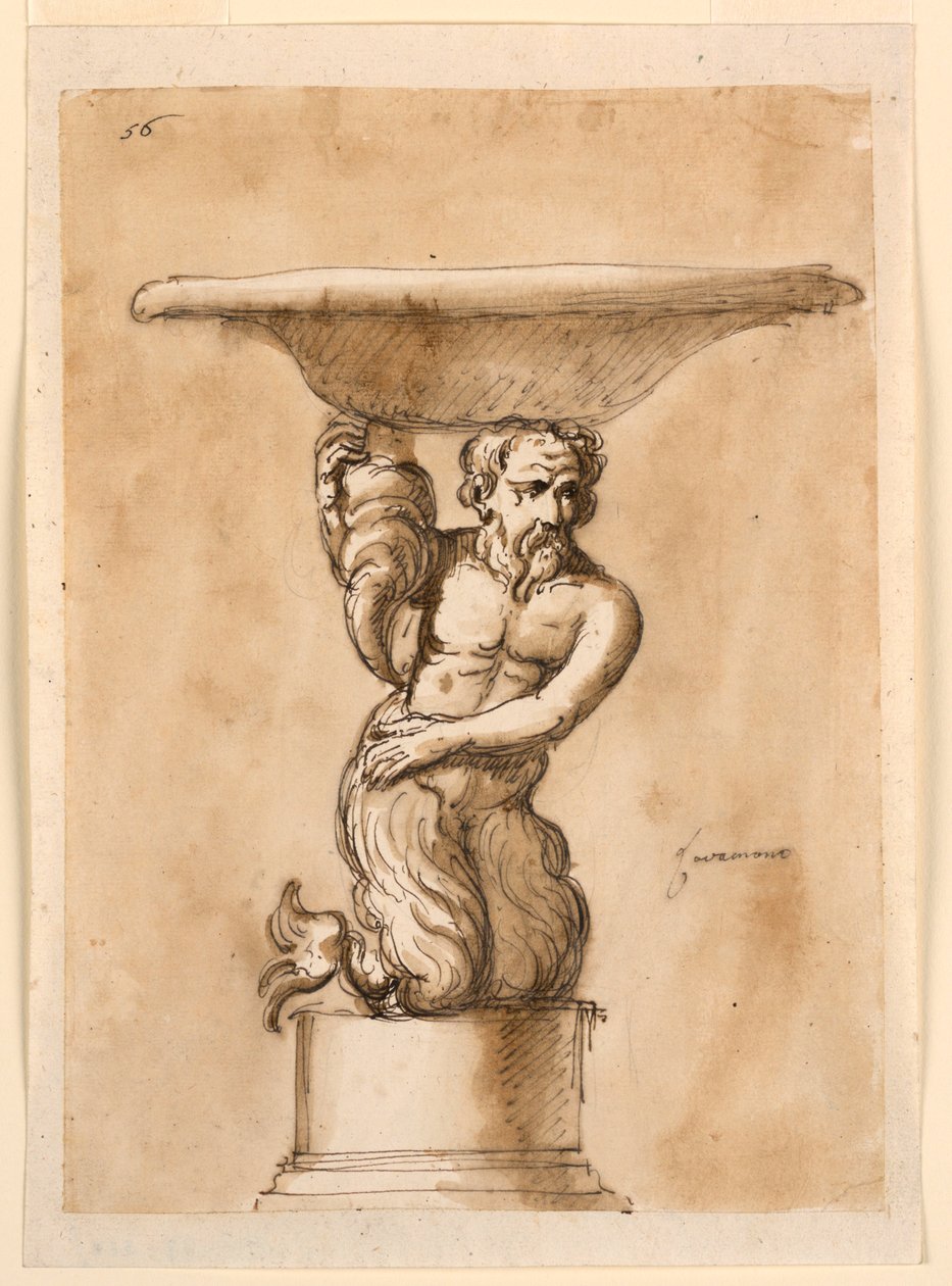 Design for en Lavamano av Giuseppe Barberi