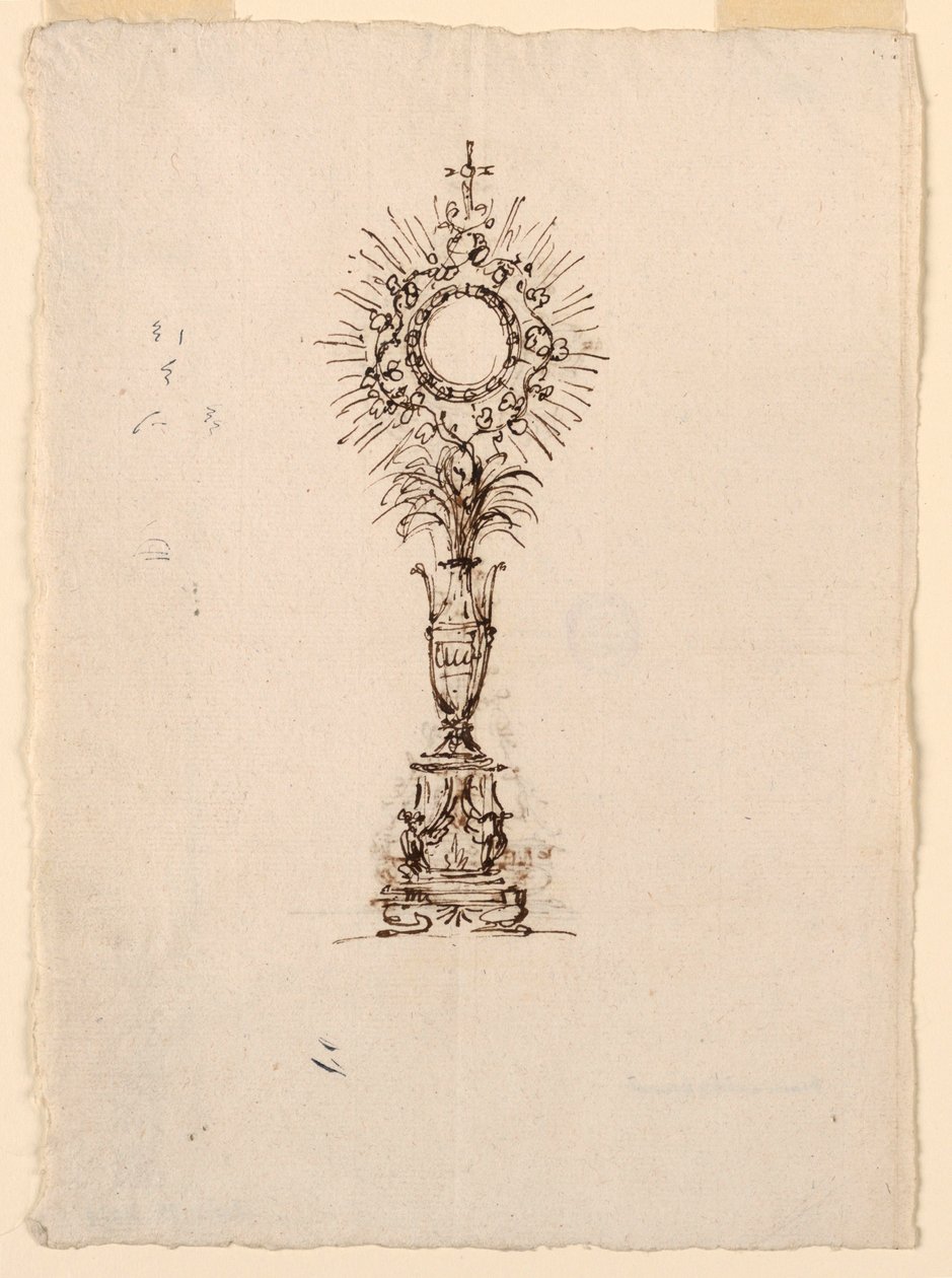 Design for en Monstrans av Giuseppe Barberi