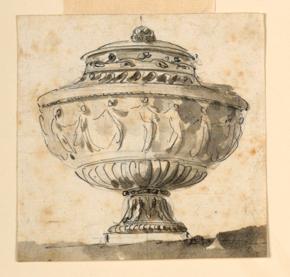Design for en urne av Giuseppe Barberi