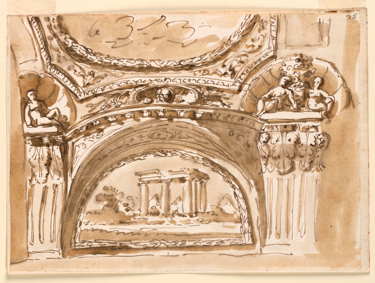 Design for takdekorasjon av Giuseppe Barberi