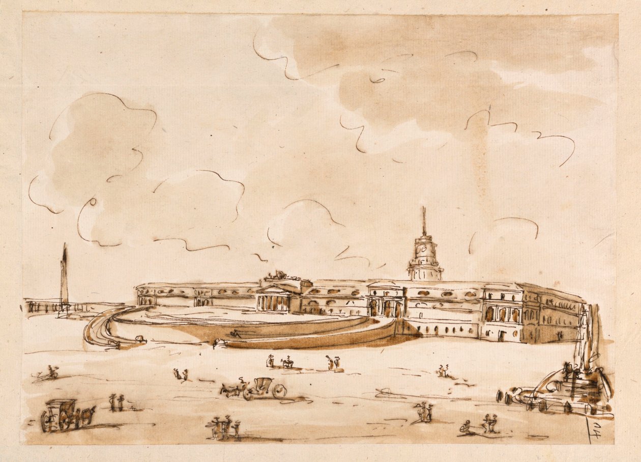 Plass med et palass av Giuseppe Barberi