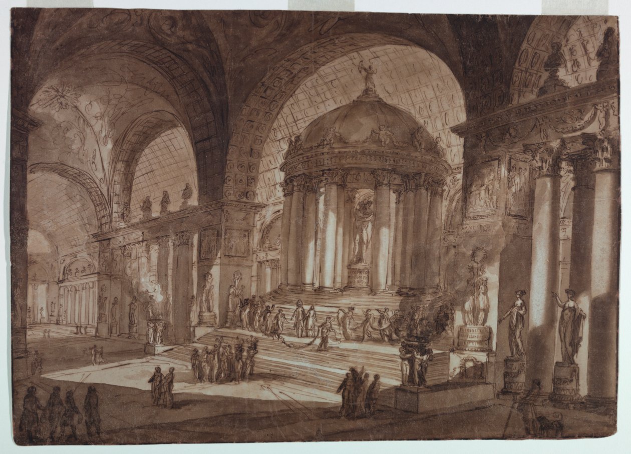 Scenedesign, Kjærlighetens tempel av Giuseppe Barberi
