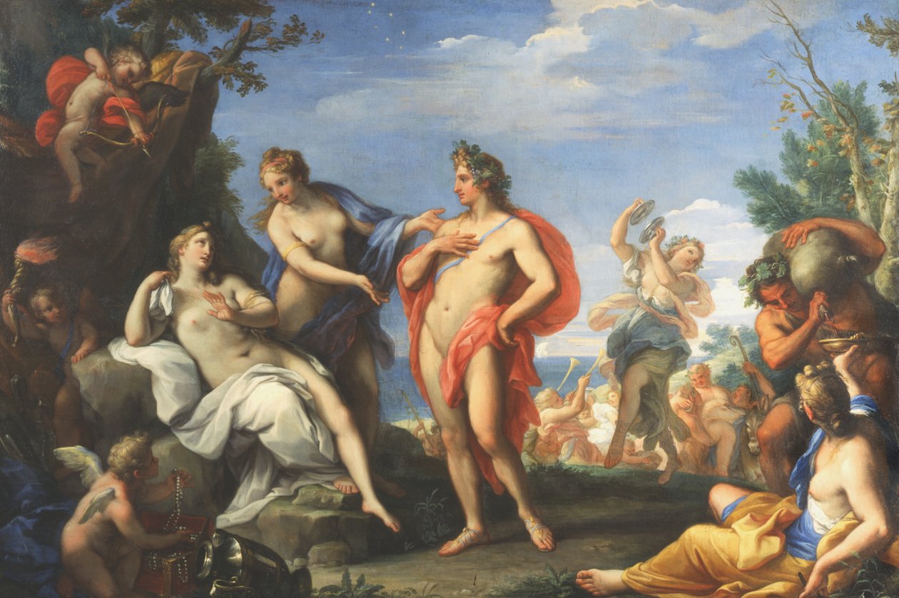 Bacchus og Ariadne av Giuseppe Bartolomeo Chiari