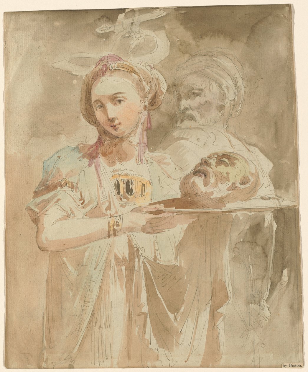 Salome med hodet til døperen Johannes av Giuseppe Bernardino Bison