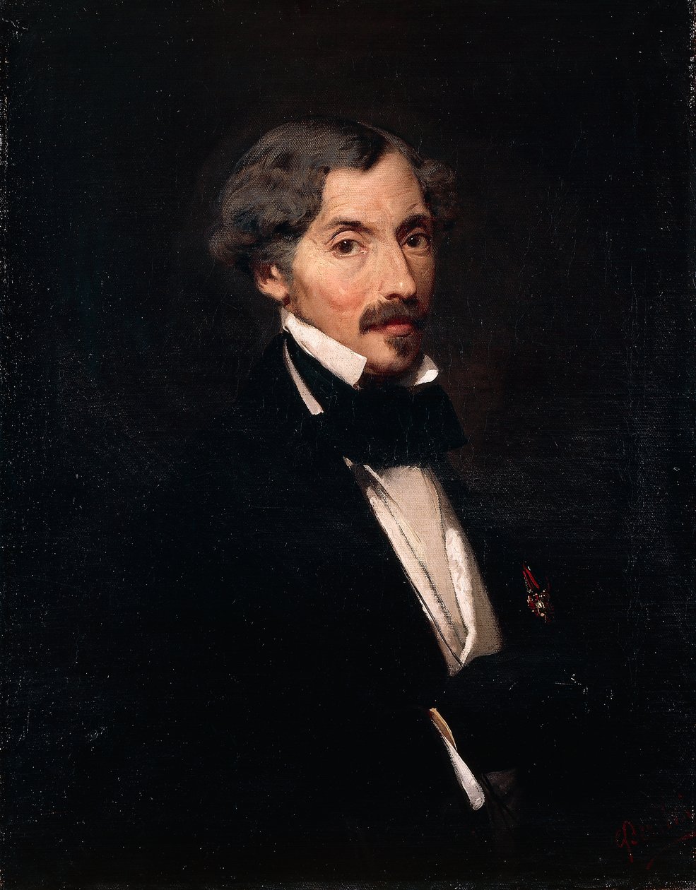 Portrett av Andrea Maffei (Molina Ledro av Giuseppe Bertini
