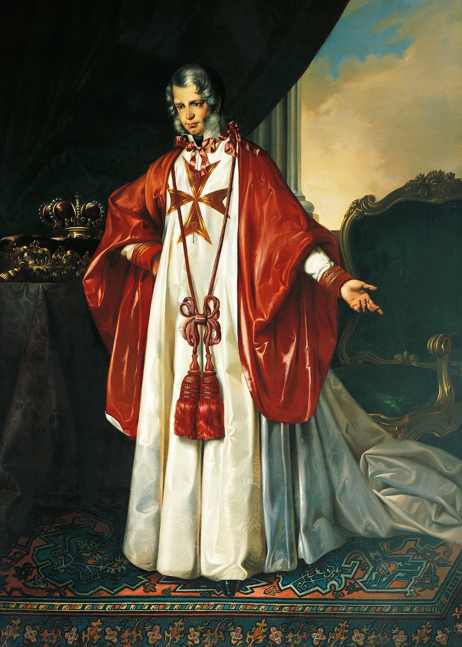 Portrett av Leopold II, storhertug av Toscana (Firenze av Giuseppe Bezzuoli
