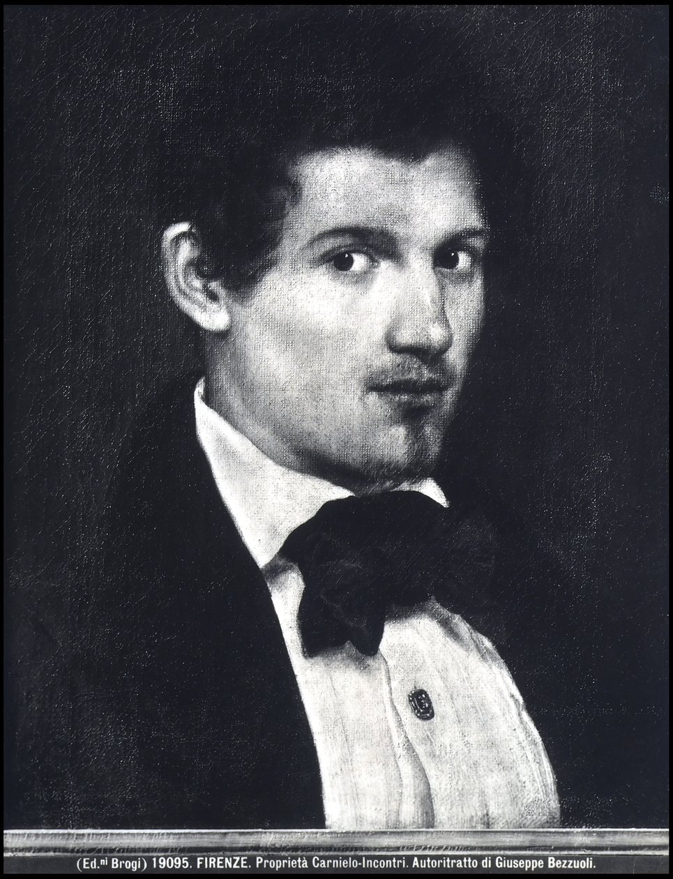 Selvportrett, ca. 1795-1830 av Giuseppe Bezzuoli