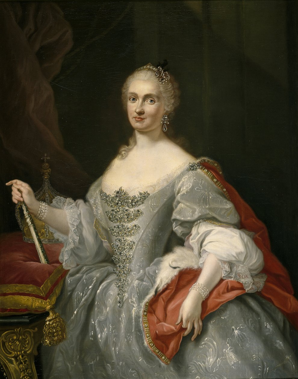 Maria Amalia av Sachsen 17241760, dronning av Napoli av Giuseppe Bonito