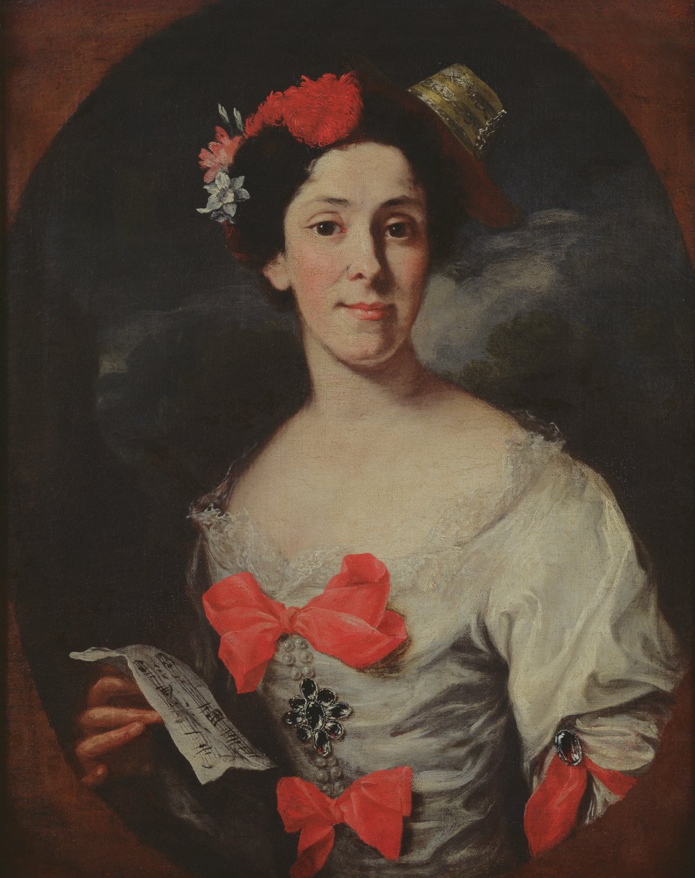 Portrait of a Woman, or The Music, ca. 1750-65 av Giuseppe Bonito