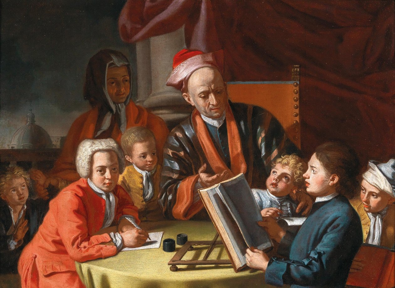 Leksjonen. av Giuseppe Bonito