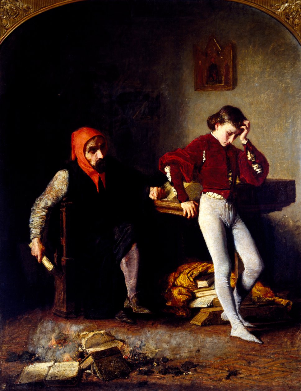 Grev Lara, av Giuseppe Boschetto (1841-1918), olje på lerret, 99x77 cm. av Giuseppe Boschetto