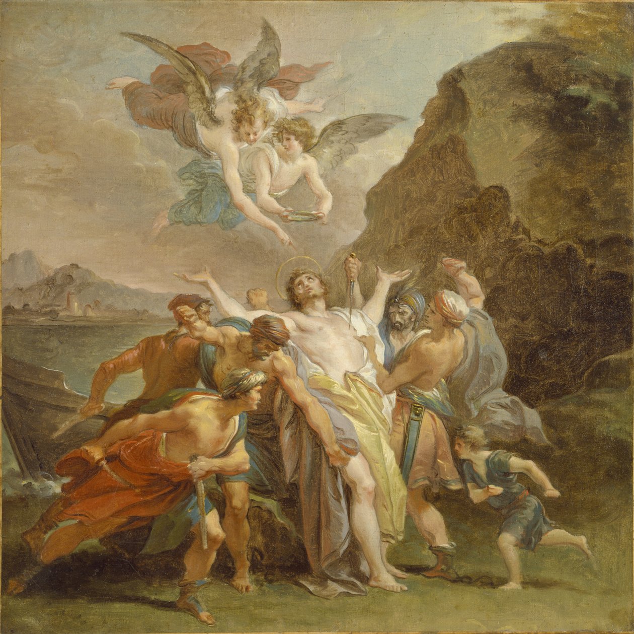 Den salige Signoretto Alliatas martyrium av Giuseppe Cades