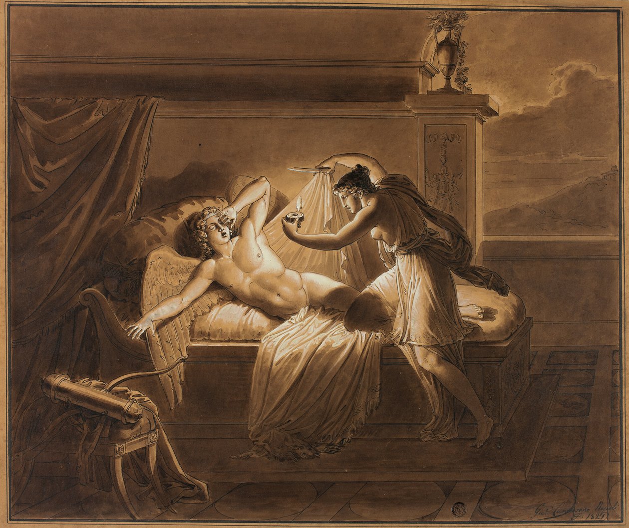 Amor og Psyche av Giuseppe Cammarano