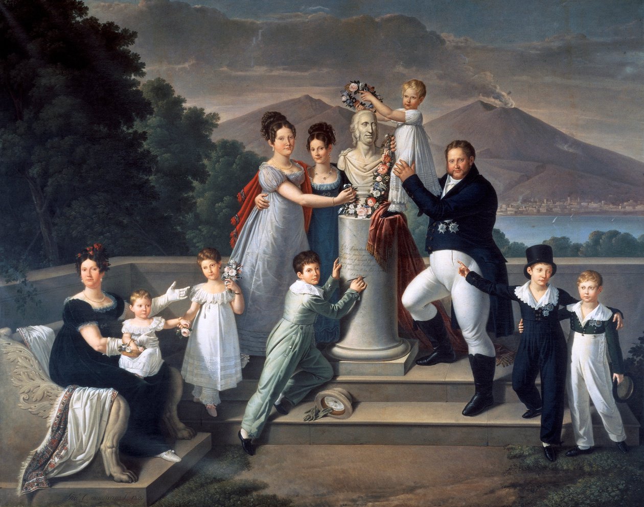 Frans I av de to Siciliene (Napoli av Giuseppe Cammarano
