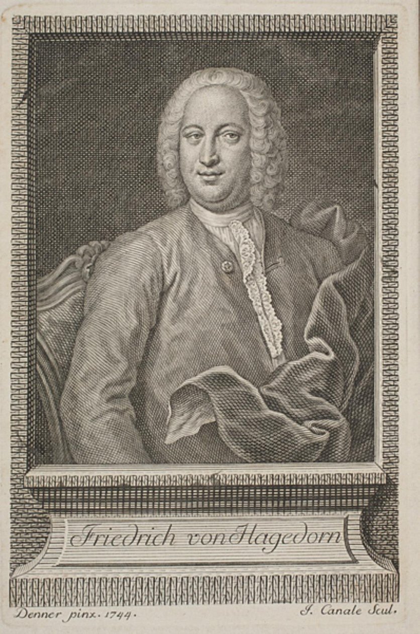 Friedrich von Hagedorn av Giuseppe Canale