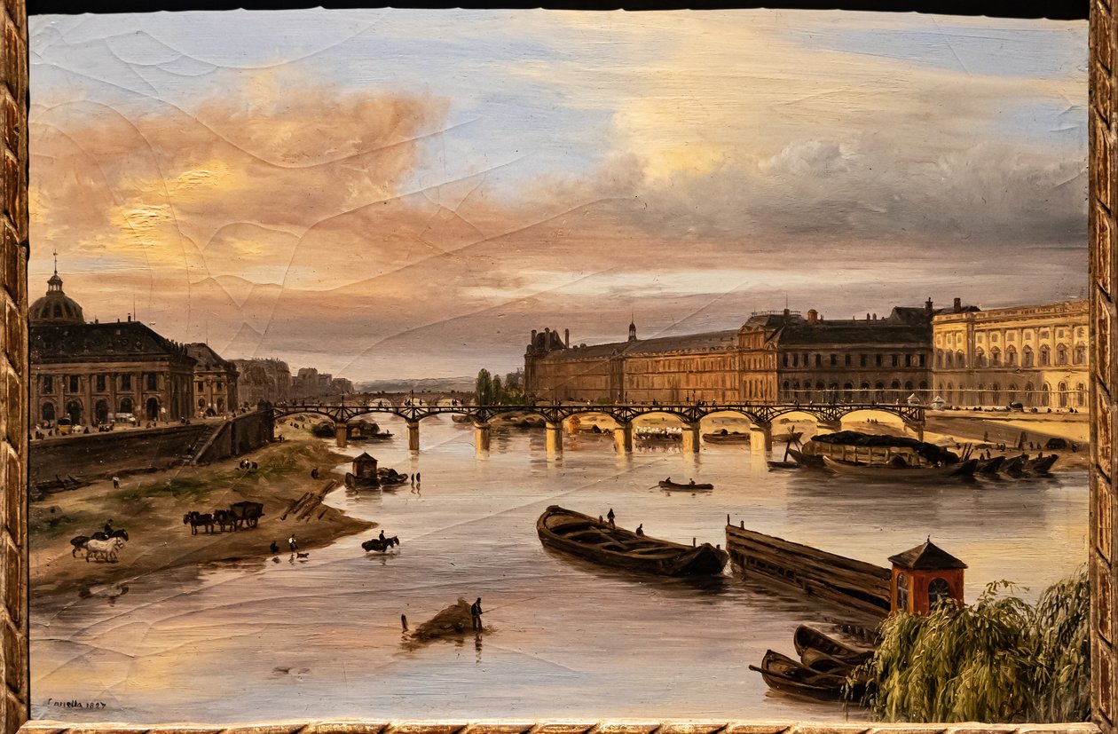 Utsikt over Seinen fra Pont Neuf av Giuseppe Canella