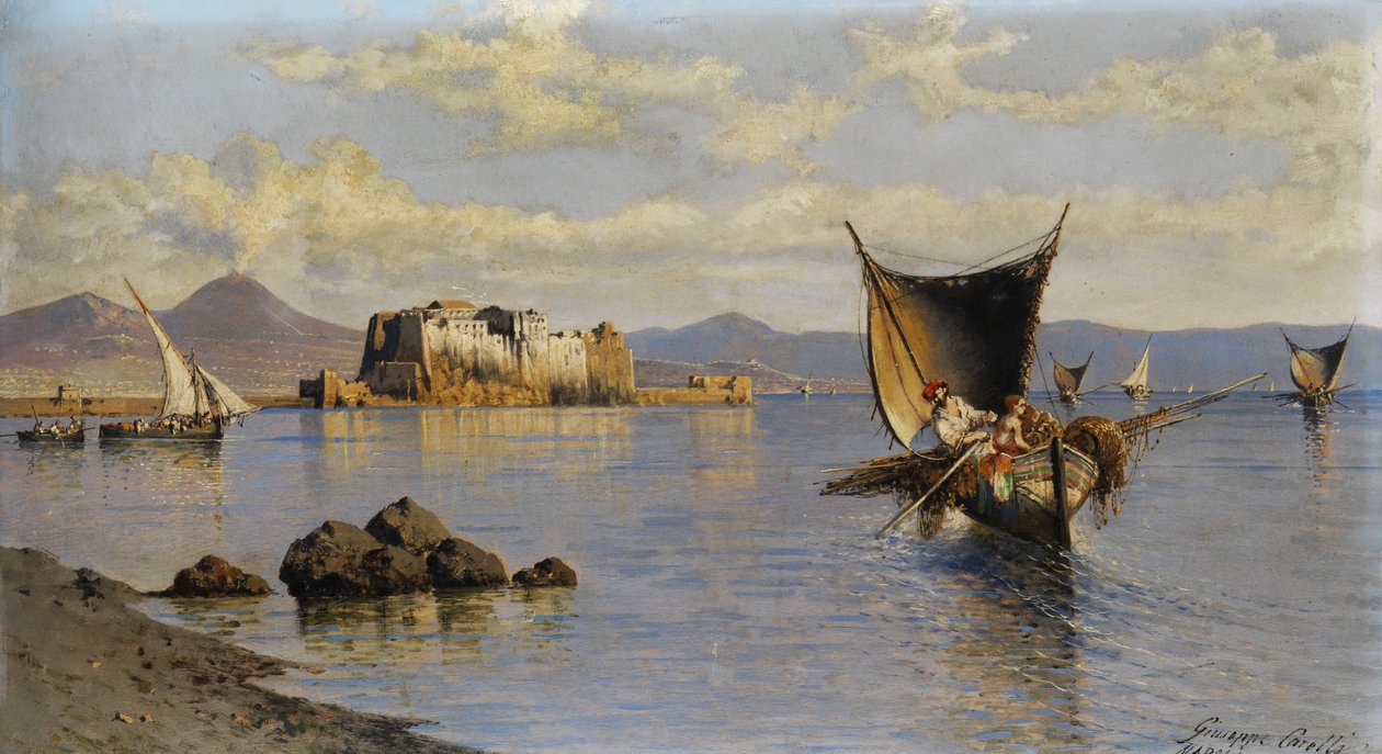 Napolibukten med Castel dell