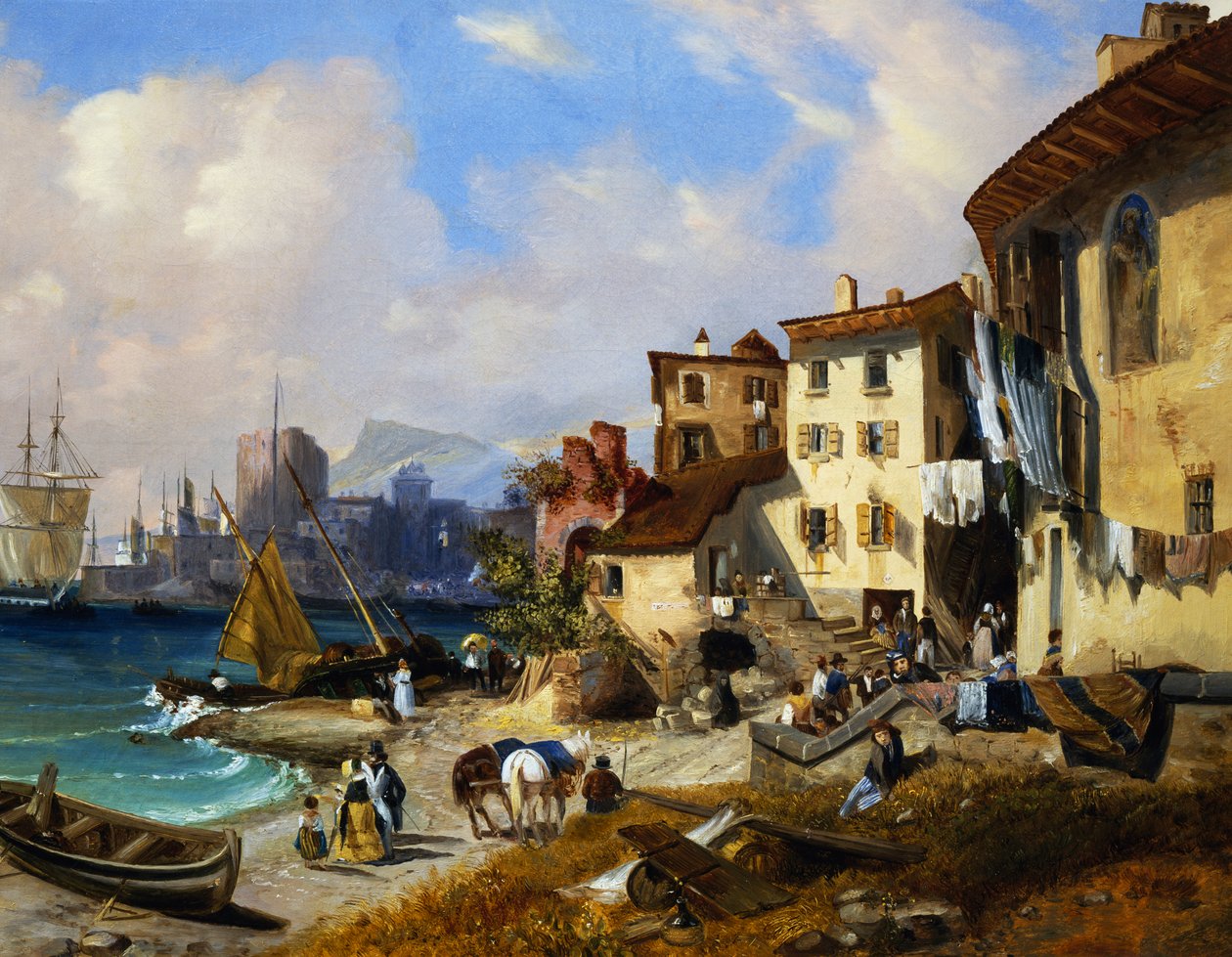 Normandie landsby av Giuseppe Comella