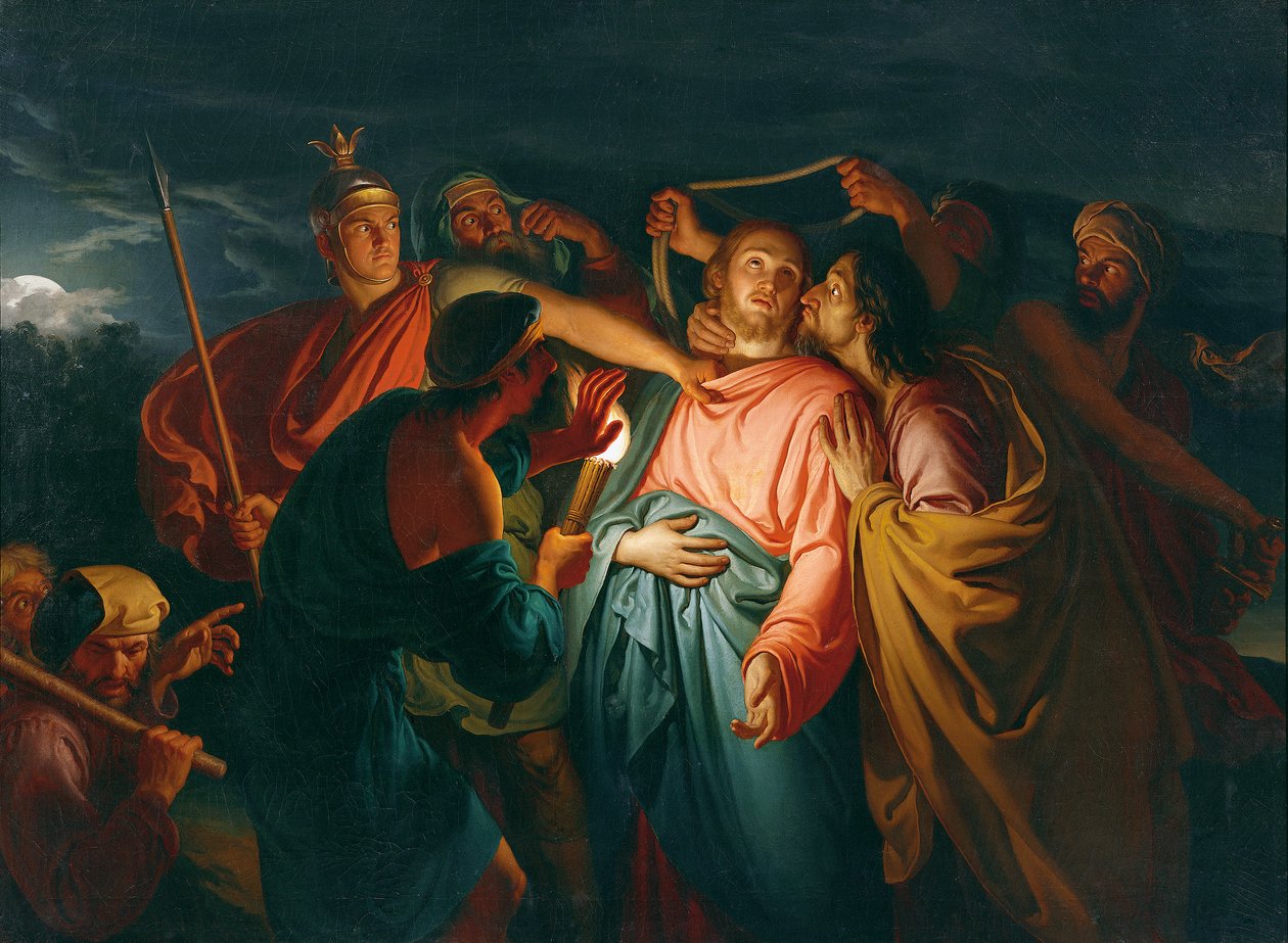 Judas-kysset av Giuseppe Diotti