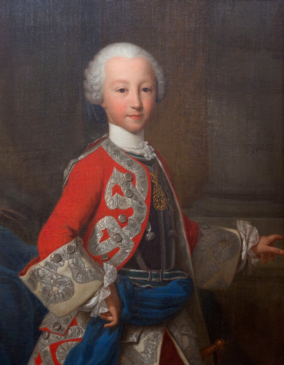 Portrett av Charles Emmanuel IV av Sardinia, av Giuseppe Dupra (1703-1784), olje på lerret, 97, 8x79, 5 cm av Giuseppe Duprà