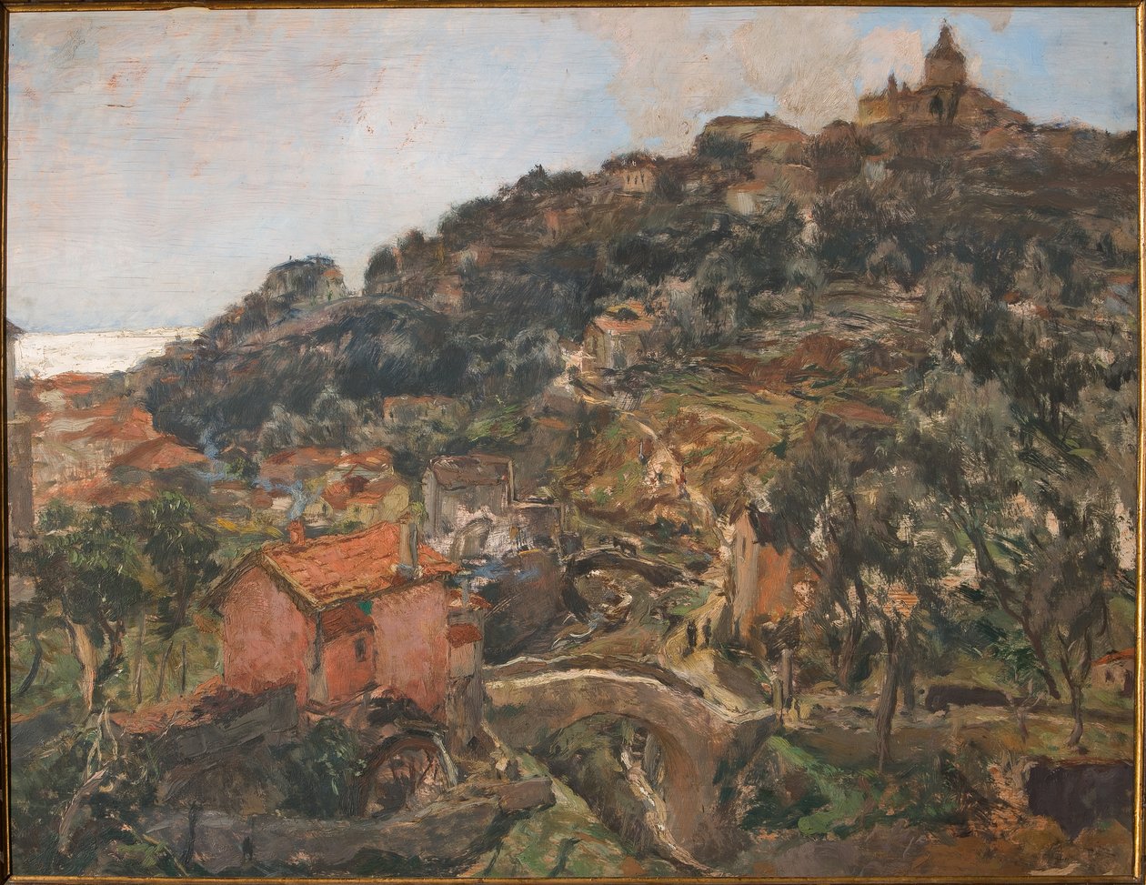 Sanremo (olje på kryssfiner) av Giuseppe Graziosi