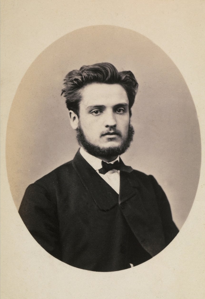 Portrett av den franske fotografen Gustave Eugene Chauffourier av Giuseppe Incorpora