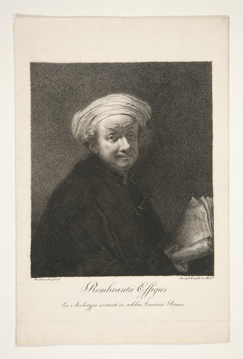Rembrandt ii-bilder av Giuseppe Longhi