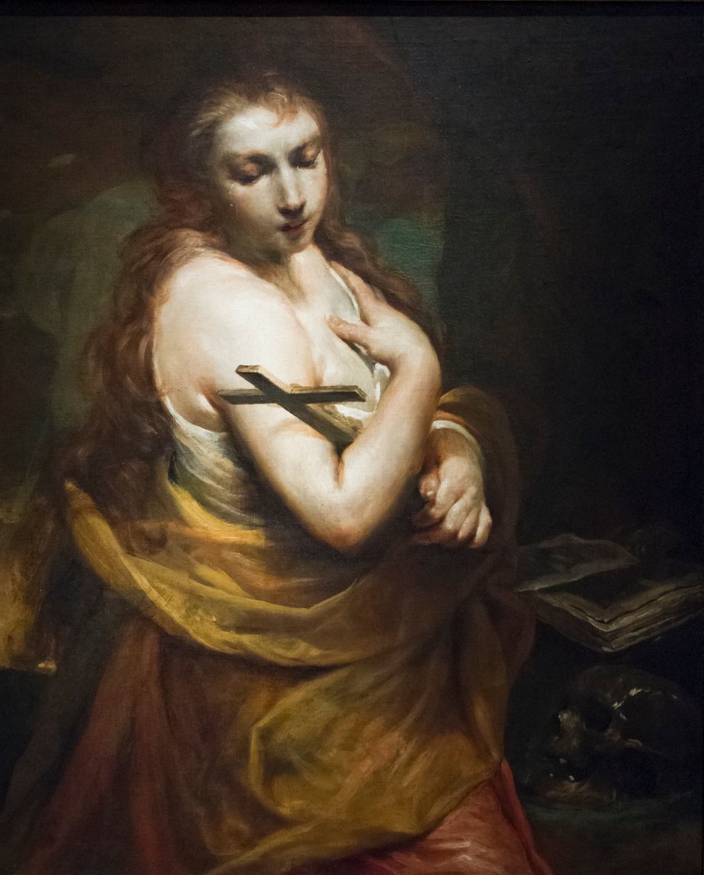 Anklagende Magdalene av Giuseppe Maria (1665 1747) Crespi