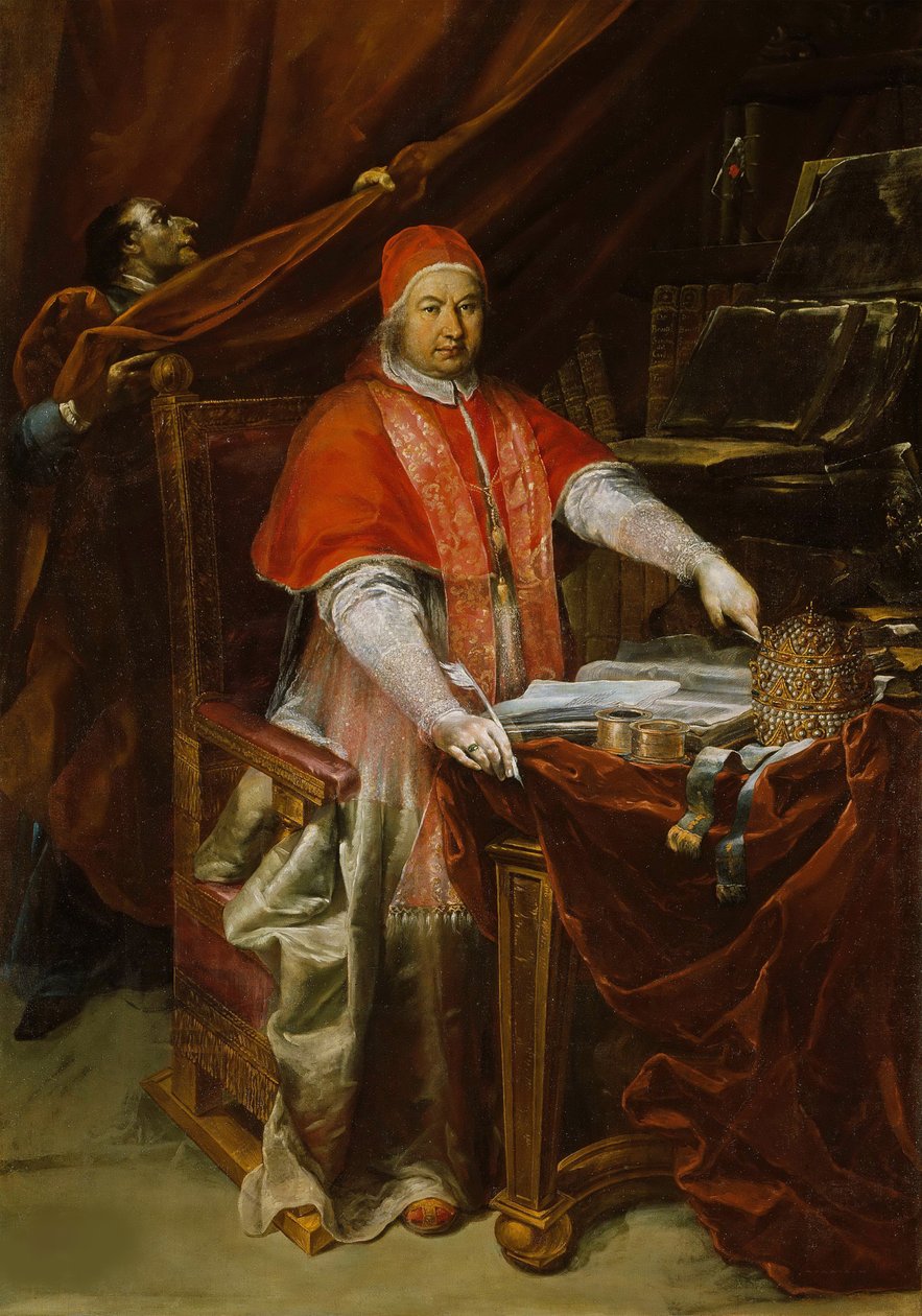 Portrett av pave Benedikt XIV 1675-1758, 1740. av Giuseppe Maria Crespi