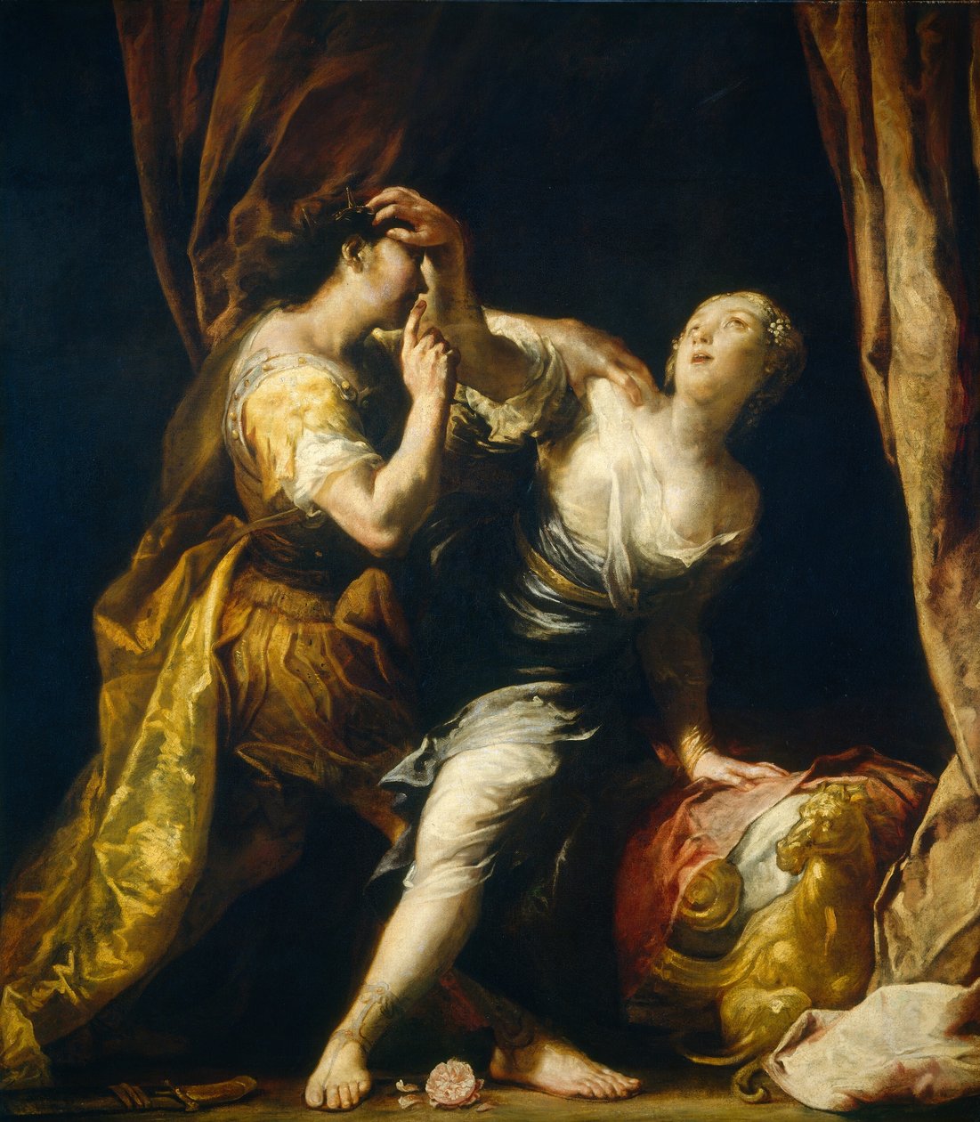 Tarquin og Lucretia av Giuseppe Maria Crespi