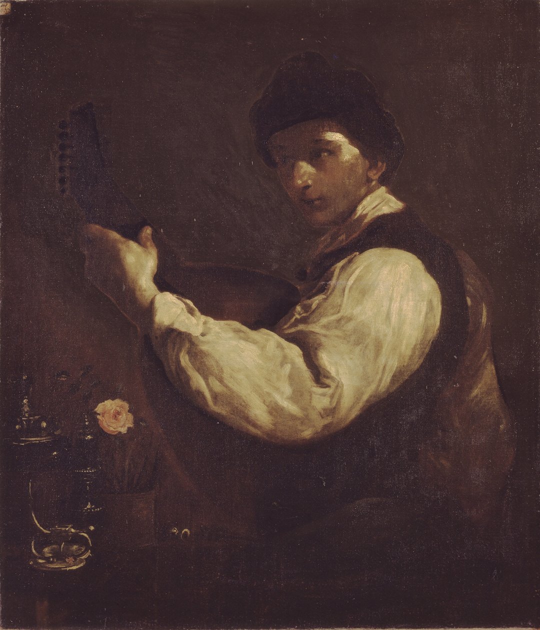 Lutespilleren av Giuseppe Maria Crespi