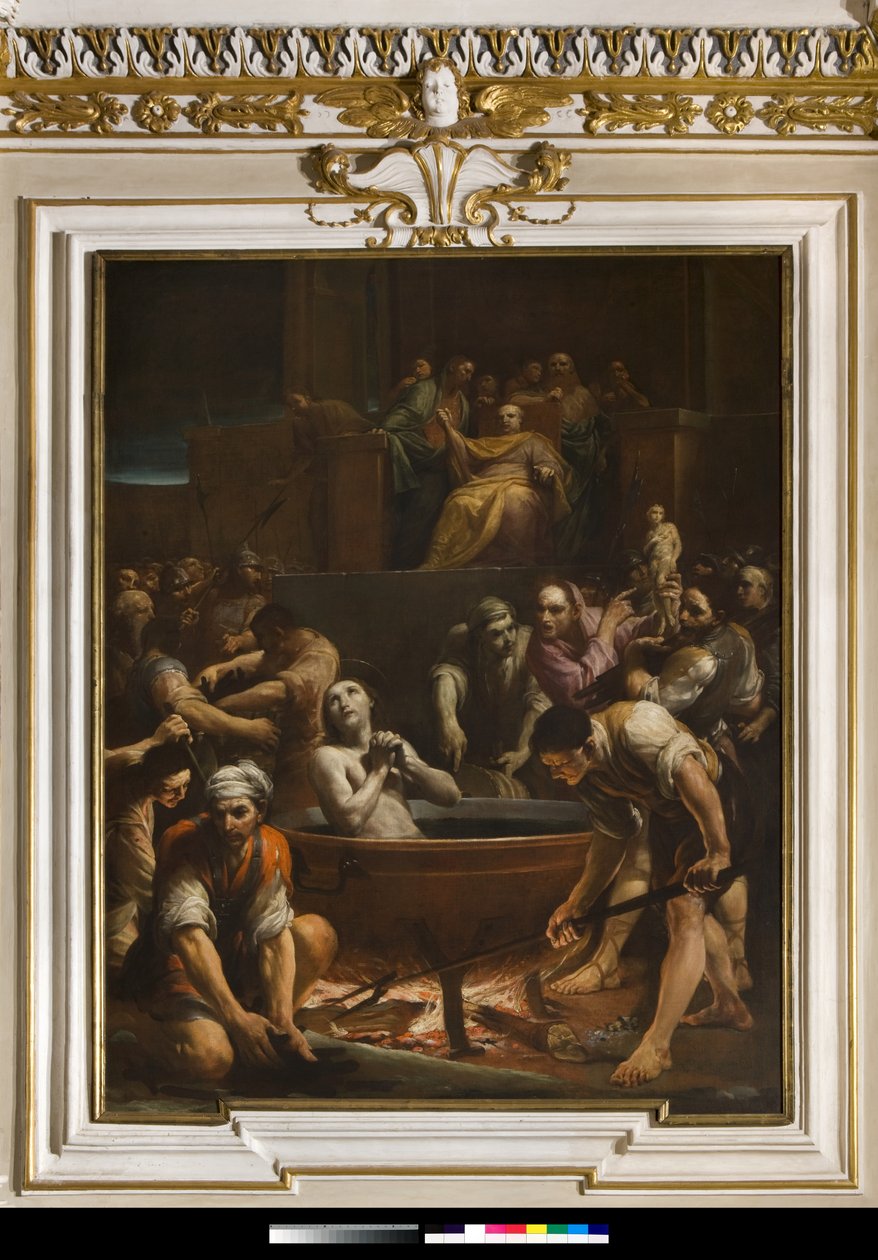 The Martyrium of Saint John the Evangelist av Giuseppe Maria Crespi